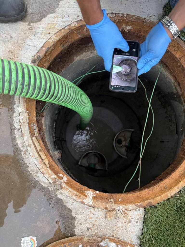 Recent Projects 13 An Affordable Plumber servicing a grease trap for a local business