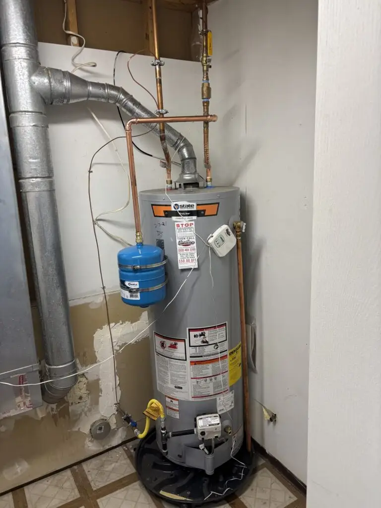 Recent Projects 2 Gas water heater with new expansion tank installed by An Affordable Plumber