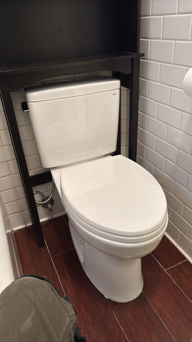 Recent Projects 7 New toilet installation in a residential bathroom